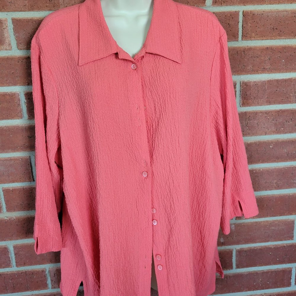 21 Alfred Dunner 3/4 sleeve blouse